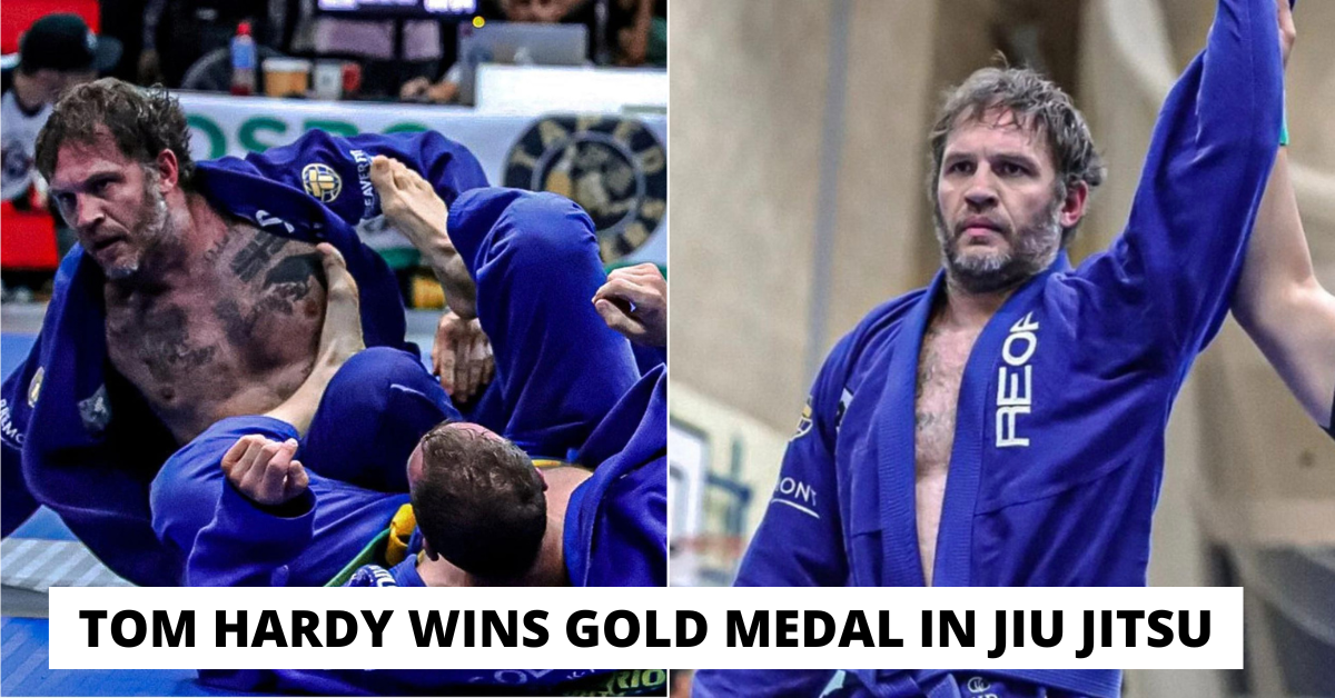 Hollywood star Tom Hardy wins gold at a Brazilian jiu-jitsu event in the UK