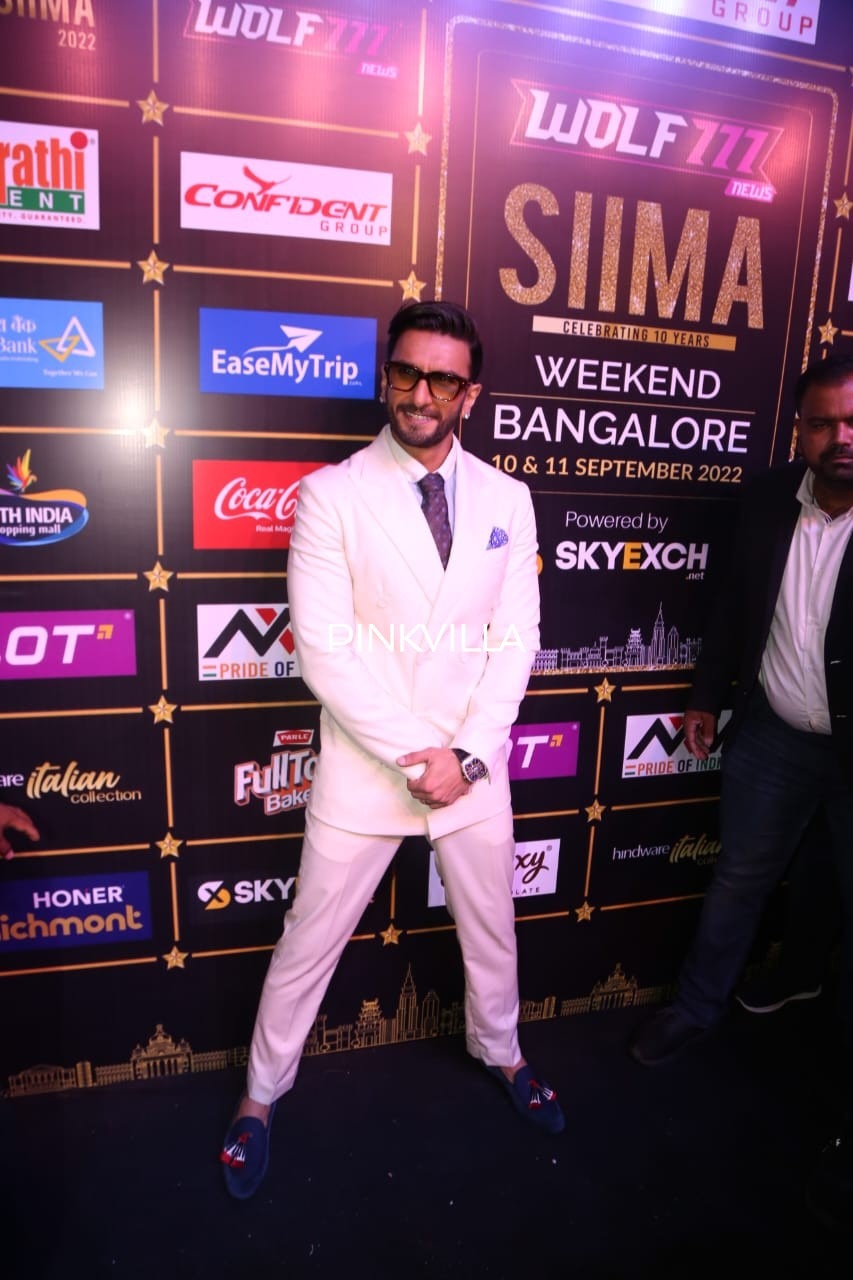 Ranveer Singh had a blast at the SIIMA Awards 2022!!
