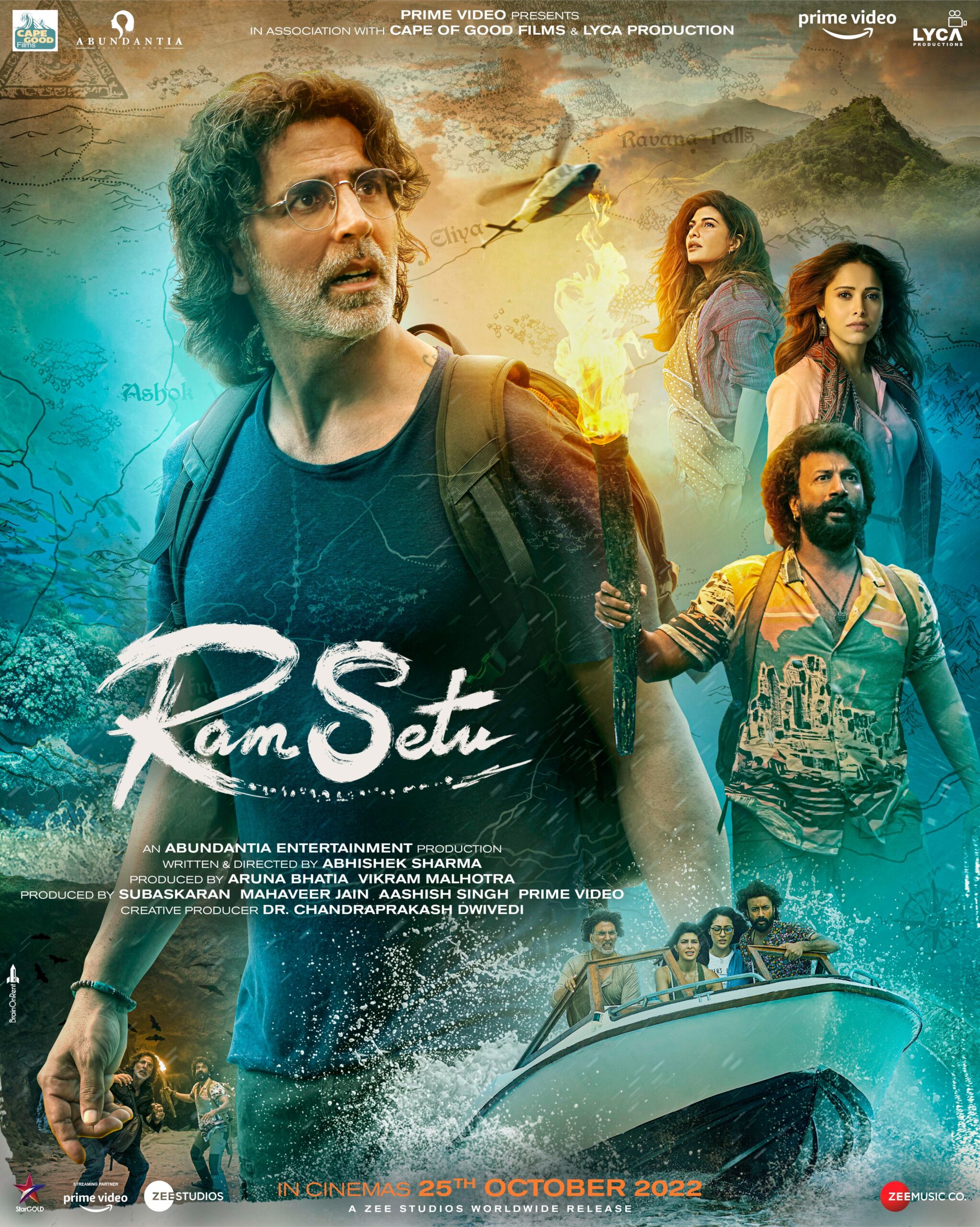 Here's all the characters you will see in Ram Setu