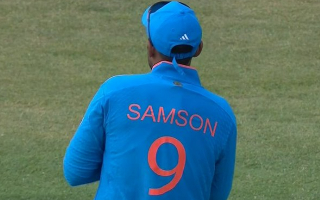 Suryakumar Yadav wearing Sanju Samson's jersey, 1st ODI vs WI