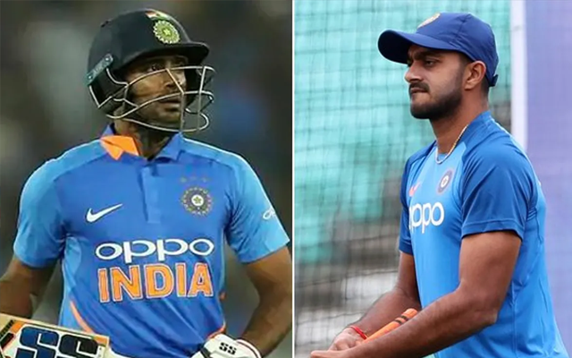 Ambati Rayudu and Vijay Shankar (Source - Twitter)