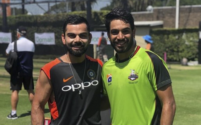 Virat Kohli and Haris Rauf (Source - Twitter)