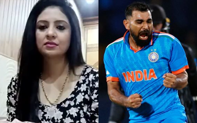 Hasin Jahan and Mohammed Shami (Source - Twitter)