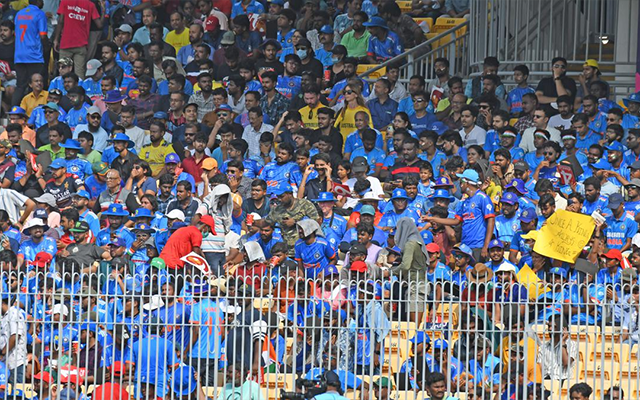 Fans enjoying a cricket match (Source - Twitter)