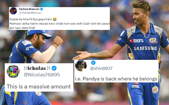 'Maan Gaye Ambani Sahab' - Fans React As Mumbai Indians Set To Trade ...