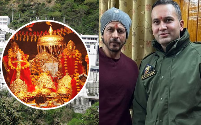 Shah Rukh Khan visits Vaishno Devi Temple (Source - Twitter)