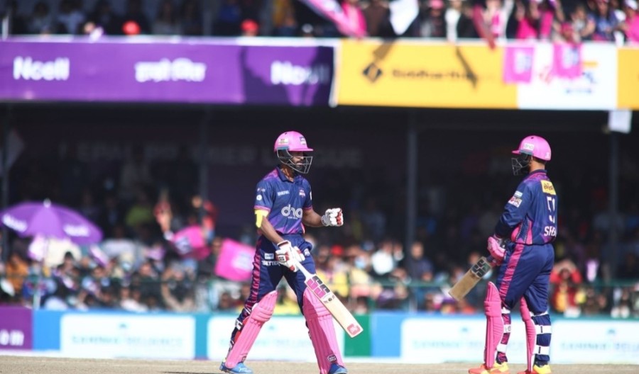 Sudurpaschim Royals have set a 140-run target for Janakpur Bolts in the Nepal Premier League, aiming to secure a spot in the final.