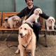 Sunil Grover and his dogs