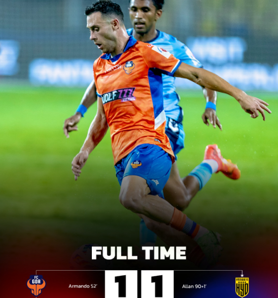 Hyderabad FC secured a late equalizer against FC Goa in a thrilling 1-1 draw during ISL 2024-25.